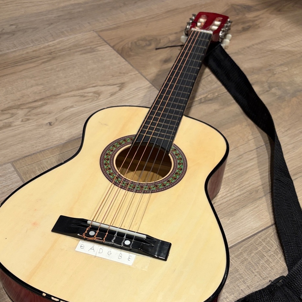 Acoustic Guitar with Strap